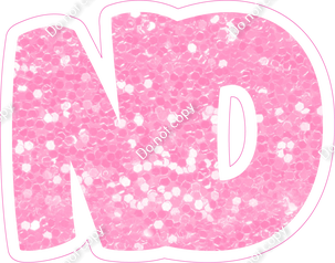 BBT 18" Individuals - Baby Pink Sparkle ND