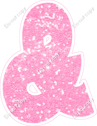 BBT 18" Individuals - Baby Pink Sparkle &