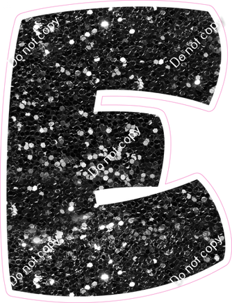 BBT 18" Individuals - Black Sparkle E