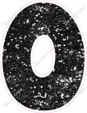 BBT 18" Individuals - Black Sparkle O