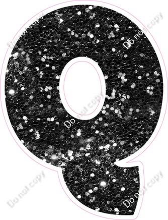 BBT 18" Individuals - Black Sparkle Q