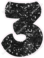 BBT 18" Individuals - Black Sparkle 3