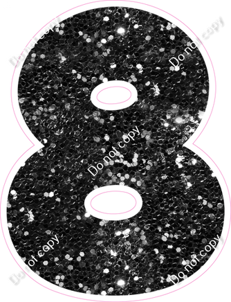 BBT 18" Individuals - Black Sparkle 8