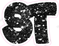 BBT 18" Individuals - Black Sparkle ST