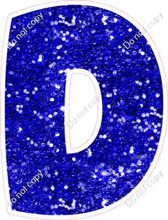 BBT 18" Individuals - Blue Sparkle D