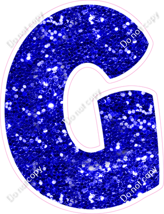 BBT 18" Individuals - Blue Sparkle G