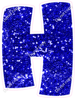 BBT 18" Individuals - Blue Sparkle H