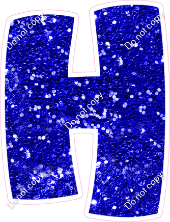 BBT 18" Individuals - Blue Sparkle H