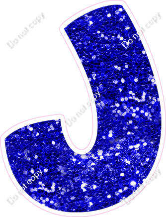 BBT 18" Individuals - Blue Sparkle J