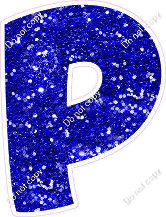 BBT 18" Individuals - Blue Sparkle P