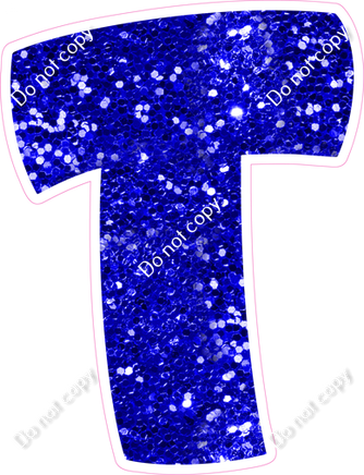 BBT 18" Individuals - Blue Sparkle T
