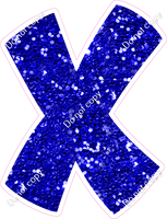 BBT 18" Individuals - Blue Sparkle X