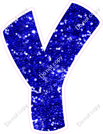 BBT 18" Individuals - Blue Sparkle Y