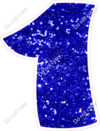 BBT 18" Individuals - Blue Sparkle 1