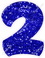 BBT 18" Individuals - Blue Sparkle 2