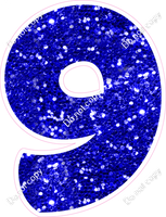 BBT 18" Individuals - Blue Sparkle 9