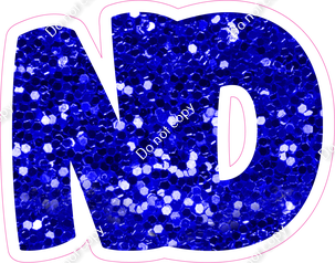 BBT 18" Individuals - Blue Sparkle ND