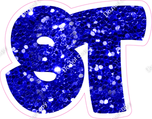 BBT 18" Individuals - Blue Sparkle ST