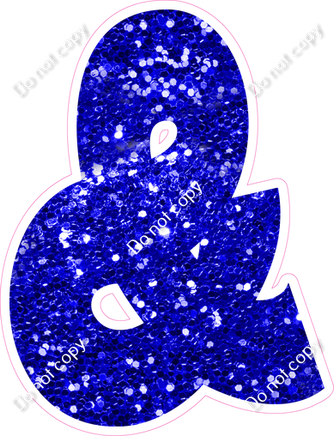 BBT 18" Individuals - Blue Sparkle &