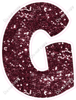 BBT 18" Individuals - Burgundy Sparkle G