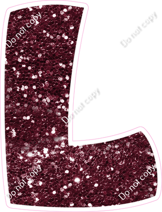 BBT 18" Individuals - Burgundy Sparkle L