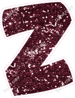 BBT 18" Individuals - Burgundy Sparkle Z