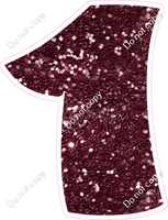 BBT 18" Individuals - Burgundy Sparkle 1