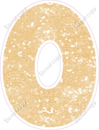 BBT 18" Individuals - Champagne Sparkle O