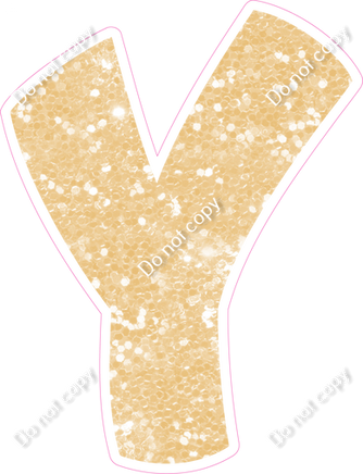 BBT 18" Individuals - Champagne Sparkle Y