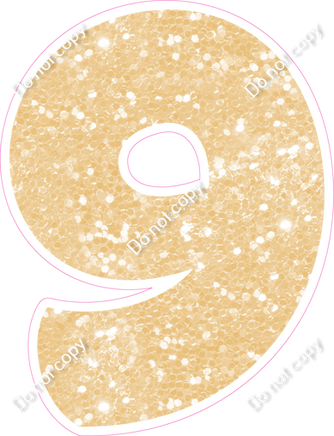 BBT 18" Individuals - Champagne Sparkle 9