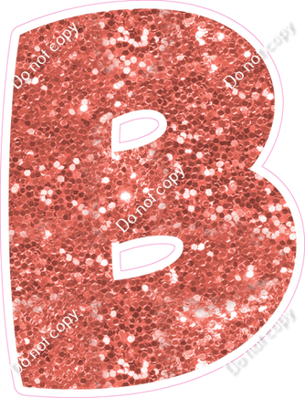 BBT 18" Individuals - Coral Sparkle B