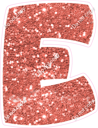 BBT 18" Individuals - Coral Sparkle E