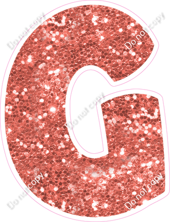 BBT 18" Individuals - Coral Sparkle G