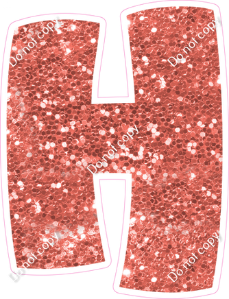 BBT 18" Individuals - Coral Sparkle H