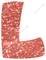 BBT 18" Individuals - Coral Sparkle L