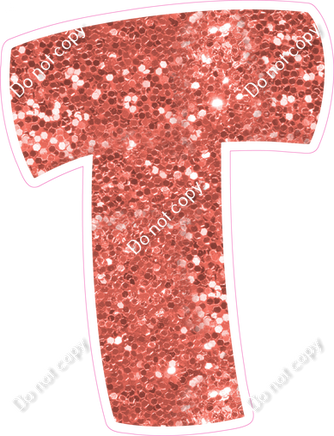 BBT 18" Individuals - Coral Sparkle T