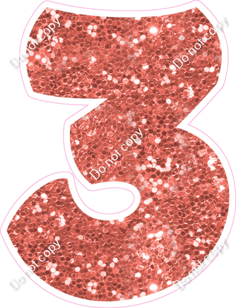 BBT 18" Individuals - Coral Sparkle 3