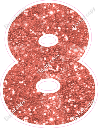 BBT 18" Individuals - Coral Sparkle 8