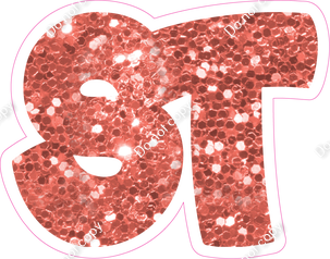 BBT 18" Individuals - Coral Sparkle ST