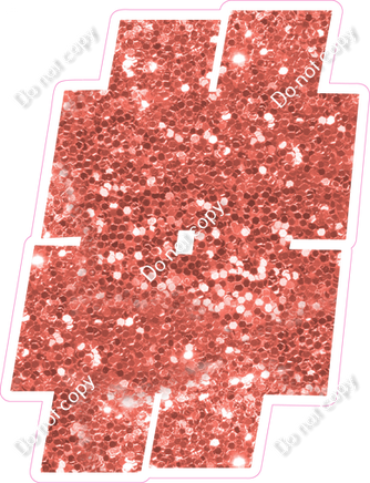 BBT 18" Individuals - Coral Sparkle #