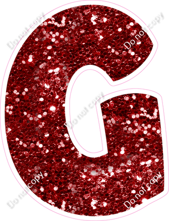 BBT 18" Individuals - Crimson Sparkle G