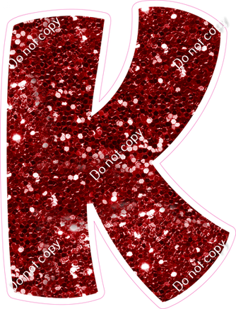 BBT 18" Individuals - Crimson Sparkle K