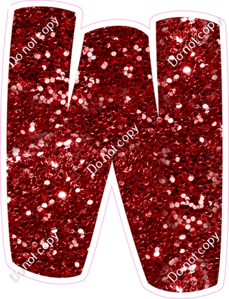 BBT 18" Individuals - Crimson Sparkle W