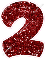 BBT 18" Individuals - Crimson Sparkle 2