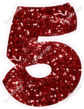 BBT 18" Individuals - Crimson Sparkle 5