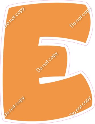 BBT 18" Individuals - Flat Amber E