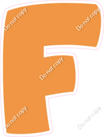 BBT 18" Individuals - Flat Amber F