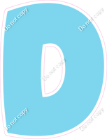 BBT 18" Individuals - Flat Baby Blue D