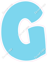 BBT 18" Individuals - Flat Baby Blue G