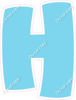 BBT 18" Individuals - Flat Baby Blue H